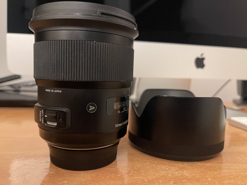 Sigma 50 mm F1.4 DG HSM Art - Montura Nikon F (pachet complet)